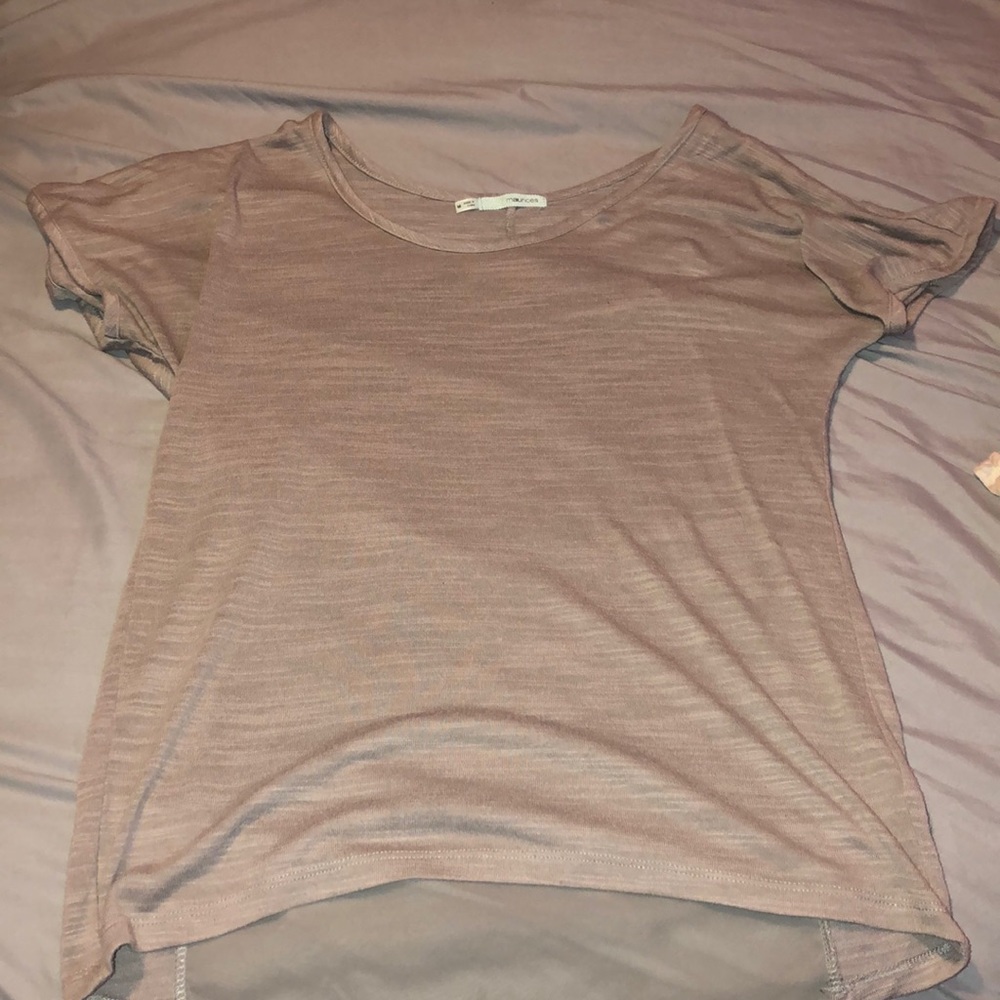 Sheer Back Workout Tee